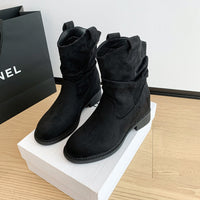 Damen Stiefeletten mit lässigem Schlupfdesign von – Schwarz
