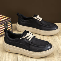 Damen Modische Sneakers mit komfortabler Plateausohle und hochwertigem Obermaterial – Schwarz
