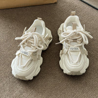 Damen Sportliche Chunky Sneakers mit innovativer Dämpfung und Trenddesign – Cremeweiß