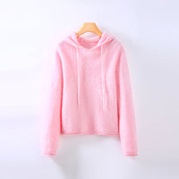 Athena Cashmere Hoodie – Rosa