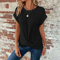 Cybele | Kurzärmeliges Damen-T-Shirt – Schwarz