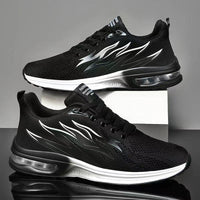 Herren Sportliche Freizeitschuhe mit Luftpolsterung – Schwarz