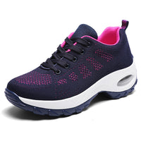 Damen Hochwertige Sport Sneakers mit dämpfender Luftpolstertechnologie – Dunkelblau