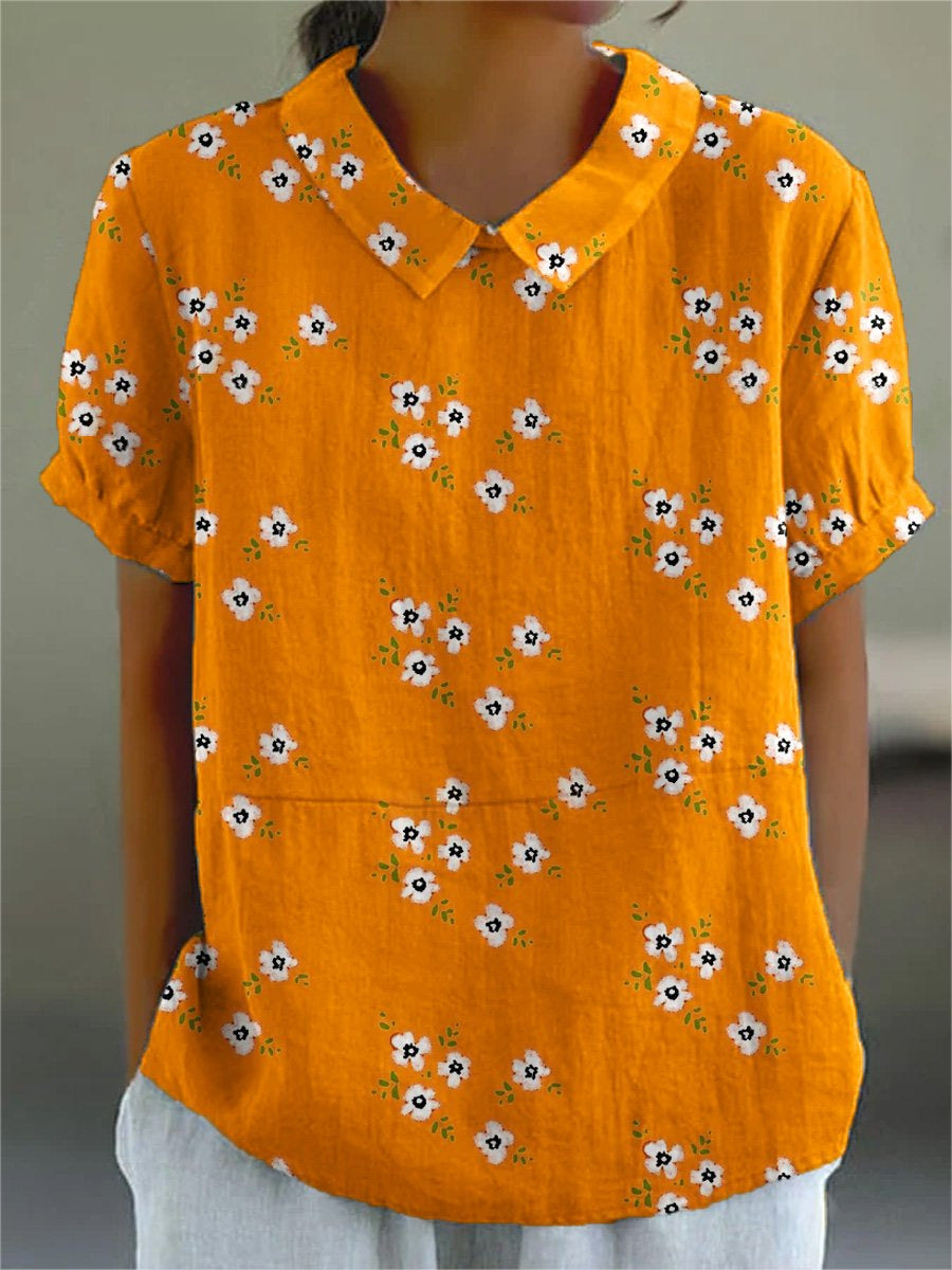 Karin - Lässige Bluse mit Blumenmuster