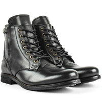 Lucian | Lederstiefel – Schwarz