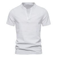 Elias | Trendiges V Shirt für stilvolle Herren – Weiß