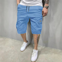 Caldor - Strukturierte Cargoshorts – Blau
