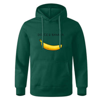 JOCHEN - KAPUZENPULLOVER MIT PRINT – Grün
