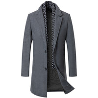 Wilhelm | Winter Wollmantel – Grau