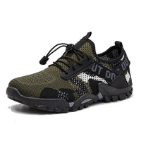 Damen atmungsaktive Sneakers – Camouflagegrün