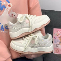 Damen Sportliche Sneakers mit innovativer Designstruktur – Rosarot