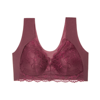 Damen Bh Mit Frontverschluss | Komfortabel – Rotwein