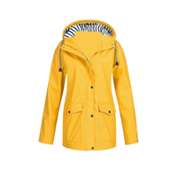 Regenjacke für Damen | Wasserdicht – Gelb