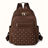 Damen Rucksack Mit Mehreren Taschen | Geräumig – Braun