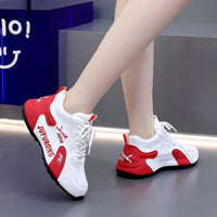 Damen Sportschuhe mit modischem Design und rutschfester Sohle – Rot