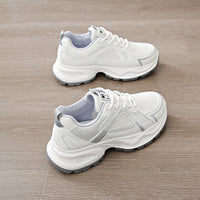 Damen Sportliche Lauf- und Freizeitsneaker mit atmungsaktivem Obermaterial – Grau