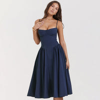 Heidi-Mode | Korsettkleid – Blau