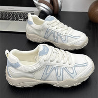 Damen Sportliche Sneakers mit atmungsaktiver Mesh-Konstruktion – Blau
