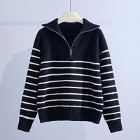Capri Zip Sweater – Schwarz