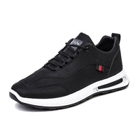 Damen Atmungsaktive Sneaker mit modischem Design und  dämpfender Sohle – Schwarz