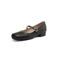 Trachten Dirndl Schuhe für Damen | Flach – Schwarz
