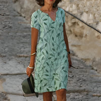 Mayeth - Stylisches Sommerkleid – Grün