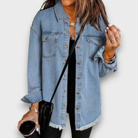 Karela – Klassische Jeansjacke – Hellblau