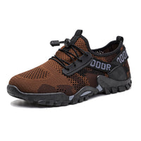 Damen atmungsaktive Sneakers – Tarnbraun