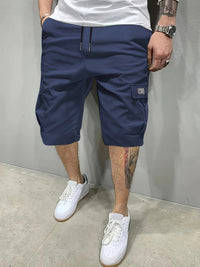 Caldor - Strukturierte Cargoshorts – Dunkelblau