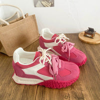 Damen Athletische Sneaker mit dämpfender Sohle und ergonomischem Design – Rot