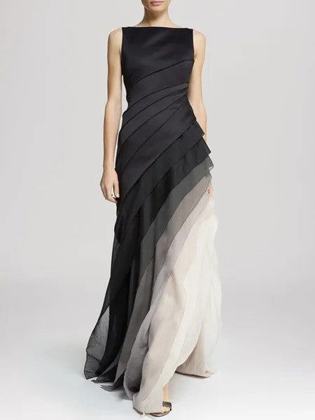 Cosima - Elegantes ärmelloses Maxikleid