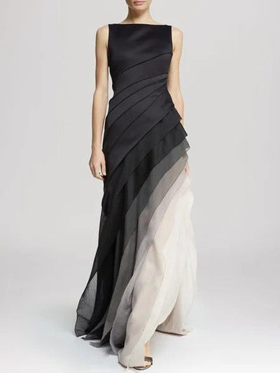 Cosima - Elegantes ärmelloses Maxikleid
