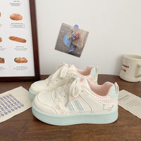 Damen Komfort-Sneakers mit verspielten Applikationen und bequemer Dämpfung – Grün