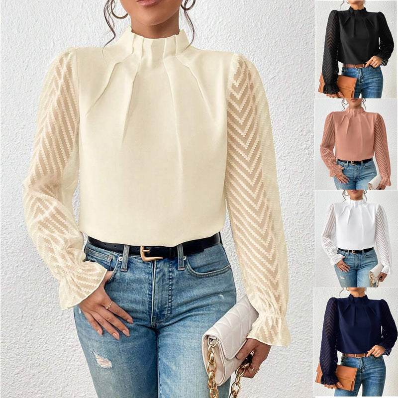 Jada - Elegantes Halbrollkragen-Oberteil