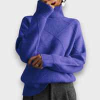 Dareen – Rollkragenpullover – Blau