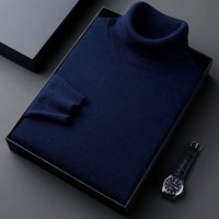 Strickkragen – Blau
