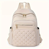 Damen Rucksack Mit Mehreren Taschen | Geräumig – Weiß