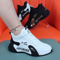 Damen Sportschuhe mit modischem Design und rutschfester Sohle – Weiß