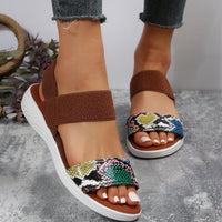 Jella | Damen Freizeit-Sandalen – Blumenschlange