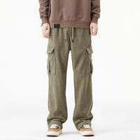 Haruki | Winterliche Cord-Hose – Grün