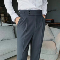 Herren-Hose mit hoher taillierung | Nutzungsorientiert – Grau