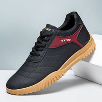 Damen Sportliche Freizeitsneaker mit rutschfester Sohle und atmungsaktivem Innenfutter – Schwarz