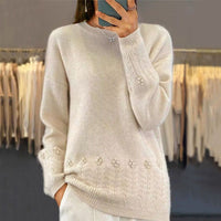 IDA - STRICKPULLOVER – Beige