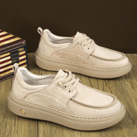 Damen Modische Sneakers mit komfortabler Plateausohle und hochwertigem Obermaterial – Beige