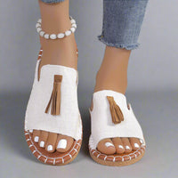 Johanna | Premium Komfort Sandalen für Frauen – Cremeweiß