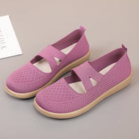 Damen Bequeme und atmungsaktive Slip-On Sneakers – Lila