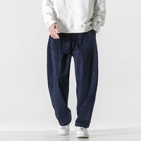 Yushiko | Bequeme Cordhose – Marine