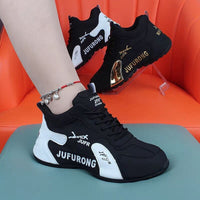 Damen Sportschuhe mit modischem Design und rutschfester Sohle – Schwarz