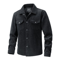 Amadeo | Herren Hemdjacke – Schwarz