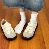 Damen Sneakers mit verstellbarem Klettverschluss und bequemem Fußbett – Hellgrau